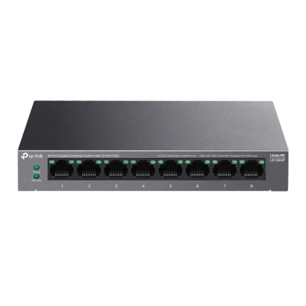 TP-LINK SWITCH GIGABIT DE SOBREMESA 8 PUERTOS