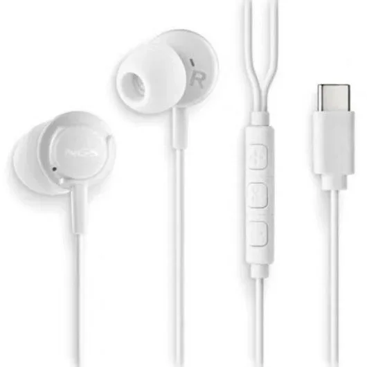 Auriculares + Microfono Ngs Cross Step In Ear Usb-c White - Imagen 2