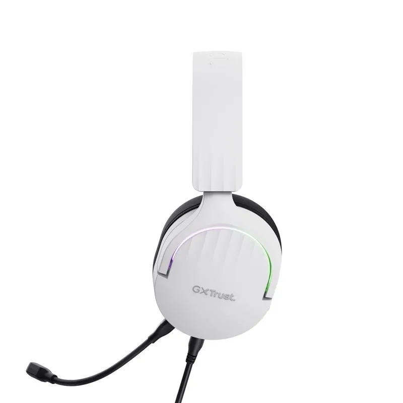 Auriculares + Microfono Trust Gaming Rgb Gxt 490w Fayzo Headset 7.1 White - Imagen 3