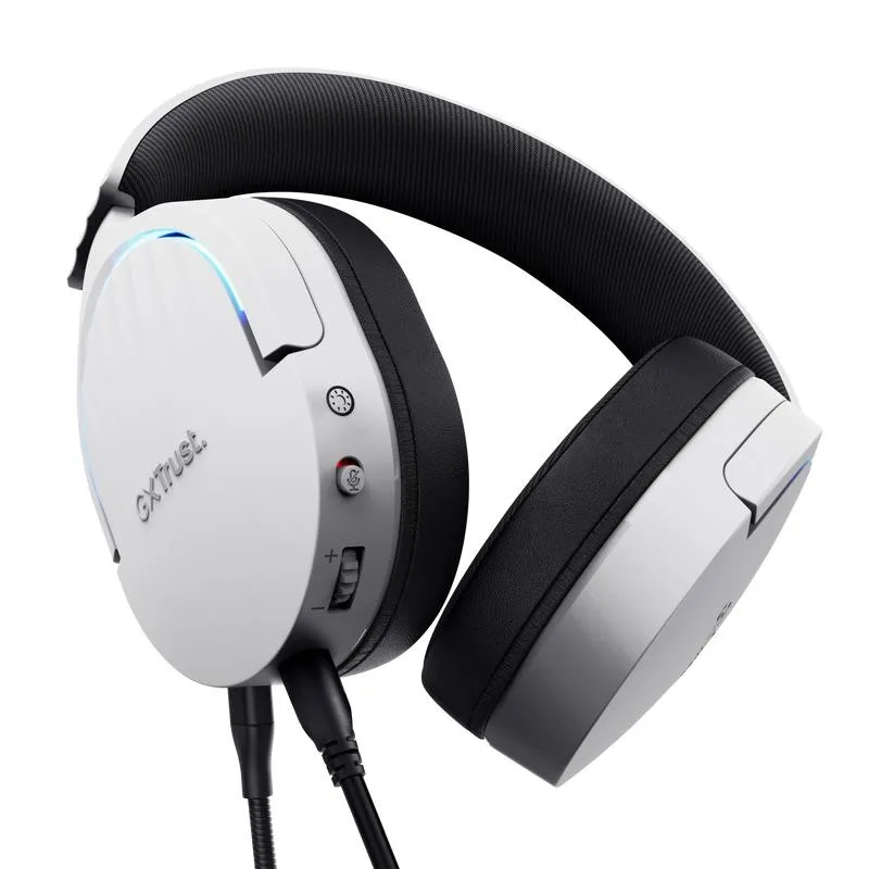 Auriculares + Microfono Trust Gaming Rgb Gxt 490w Fayzo Headset 7.1 White - Imagen 5