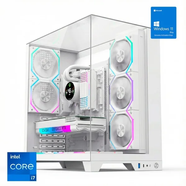 ORDENADOR GAMING INFINITY PRO WHITE RGB I7 14700K/32GB/SSD1TB NVME/WIFI/R.LIQ/800W/W11PRO