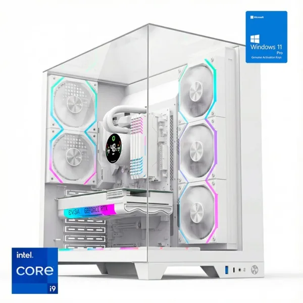 ORDENADOR GAMING INFINITY PRO WHITE RGB I9 14900K/32GB/SSD1TB NVME/WIFI/R.LIQ/800W/W11PRO