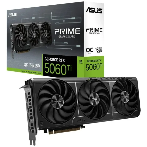TARJETA DE VIDEO ASUS PRIME RTX 5060 TI 16GB GDDR7 PCIE 5.0