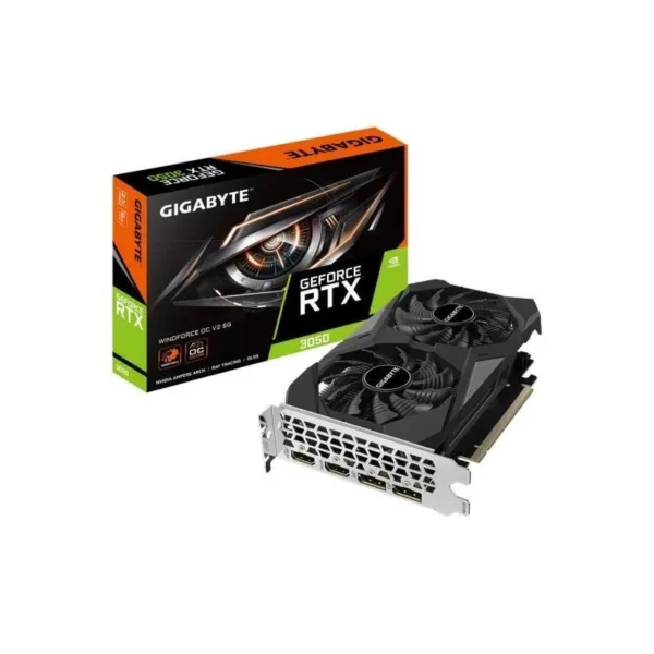 TARJETA DE VIDEO GIGABYTE NVIDIA RTX 3050 6GB WINDFORCE OC V2 GDRR6 PCIE 4.0