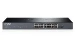TP-LINK SWITCH GESTIONABLE 16 PUERTOS 10/100 + 2GB