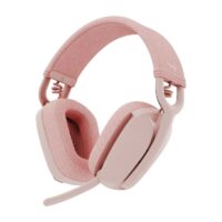 AURICULARES + MICROFONO LOGITECH ZONE VIBE 100 BLUETOOTH 5.2 ROSE