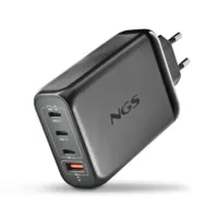 CARGADOR DE PORTATIL NGS BUD GAN 3XUSB-C/USB-A 140W BLACK