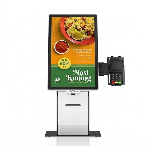 KIOSKO AUTOSERVICIO AVPOS COMPACT 22 I3 10TH/8GB/256GB/WIFI/PRINTER/2D