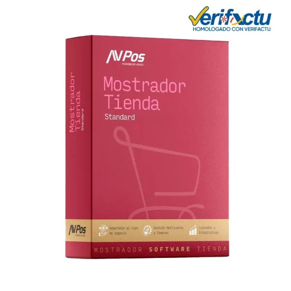 LICENCIA AVPOS MOSTRADOR STANDARD + SOPORTE ANUAL