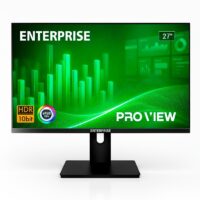 MONITOR ENTERPRISE PRO-VIEW 27 IPS FHD 120HZ VGA + HDMI + DISPLAYPORT ERGONOMICO MULTIMEDIA VESA ULTRA THIN BORDER FREE 3YR GAR