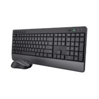 TECLADO + RATON TRUST TREZO WIRELESS BLACK ECO