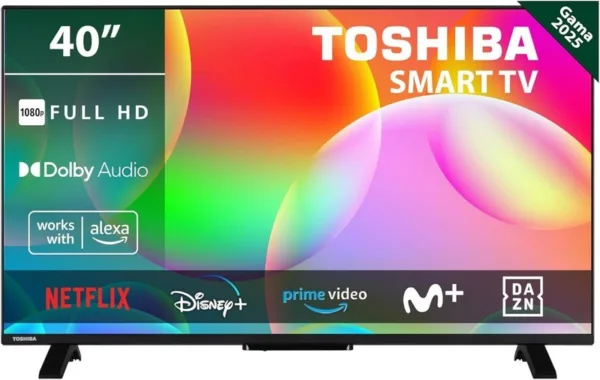 TELEVISOR TOSHIBA 40 LED FHD USB SMART TV ANDROID WIFI HOTEL VIDAA BLUETOOTH