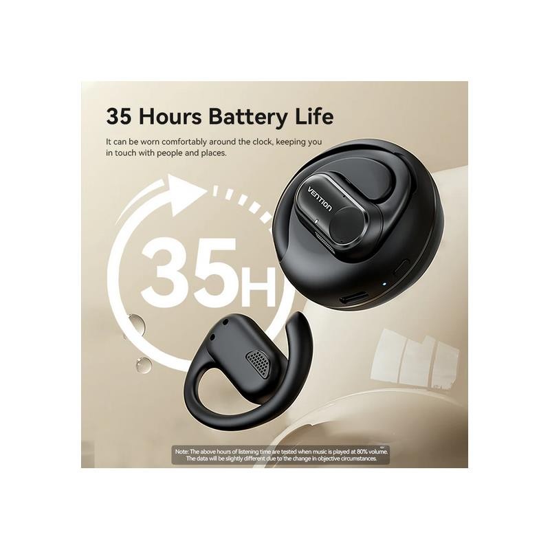 Auriculares Deportivos Vention Openbeat O11 Bluetooth 5.3 Wireless Beige - Imagen 4