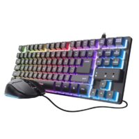 TECLADO + RATON TRUST GXT 798 GAMING RGB USB BLACK