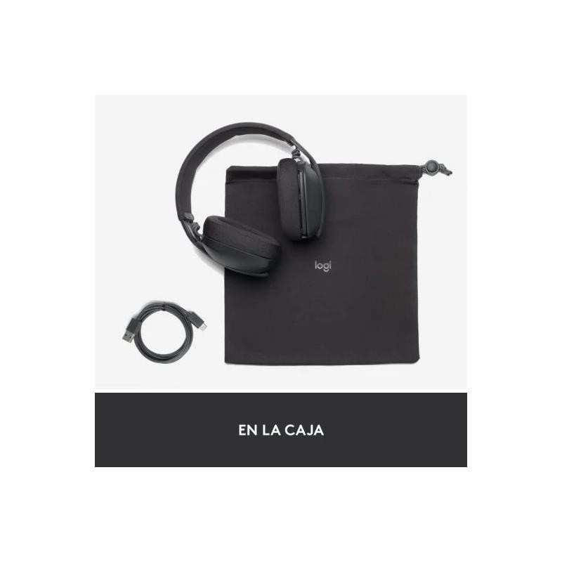Auriculares + Microfono Logitech Zone Vibe 100 Bluetooth Black - Imagen 3