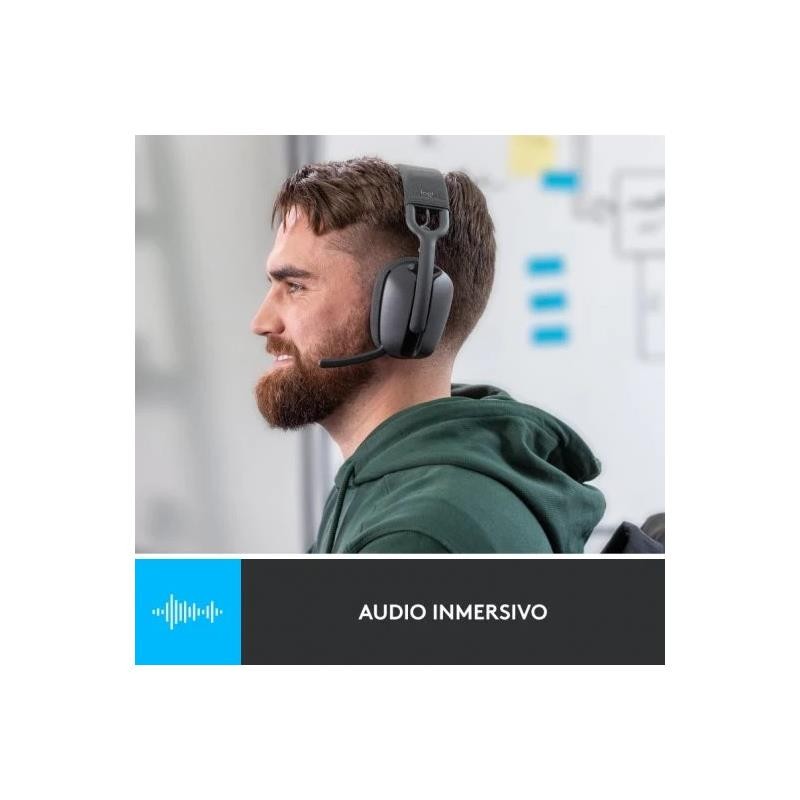 Auriculares + Microfono Logitech Zone Vibe 100 Bluetooth Black - Imagen 7