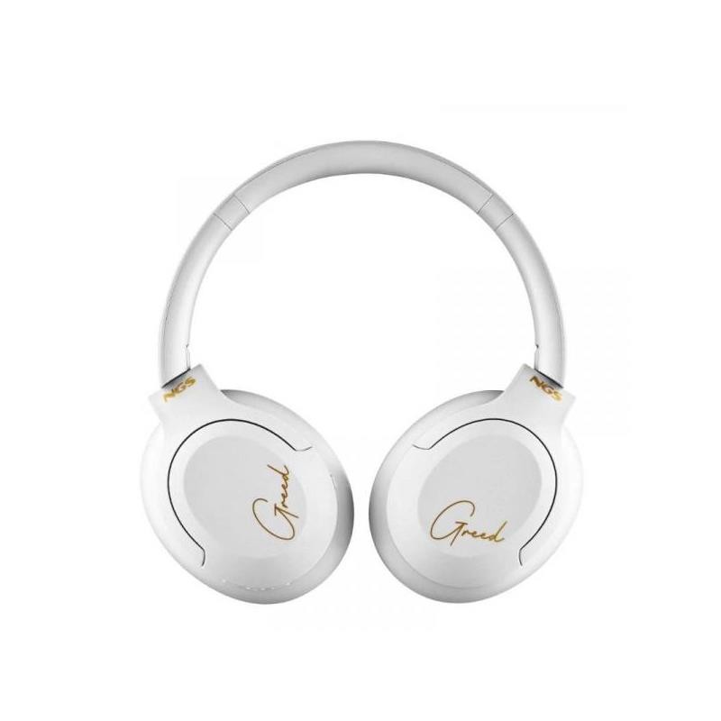 Auriculares Ngs Articagreed Wireless Bluetooth/microfono/aux White - Imagen 3