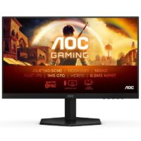 MONITOR GAMING AOC 24 FHD IPS 180HZ  HDMI DISPLAYPORT BLACK