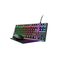 TECLADO + RATON WIRELESS + ALFOMBRILLA TRUST GXT 794 GAMING BUNDLE BLACK