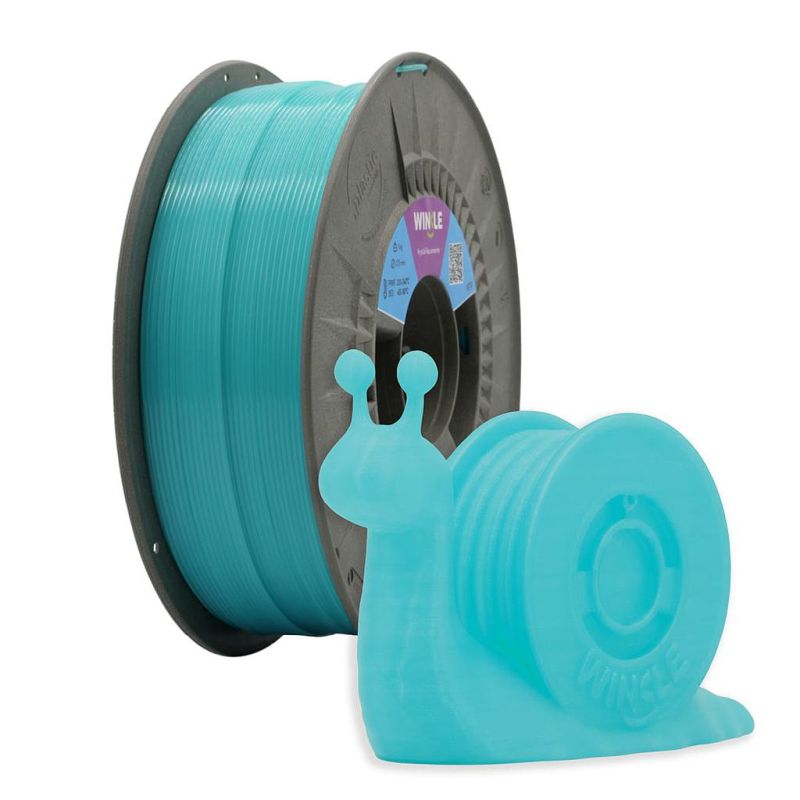WINKLE FILAMENTO AZUL AGUAMARINA KRYSTAL PETG 1.75MM 300 GR