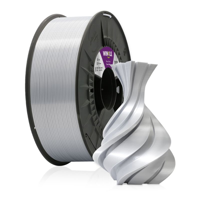 WINKLE FILAMENTO ORO BLANCO PLA SILK 1.75MM 300 GR