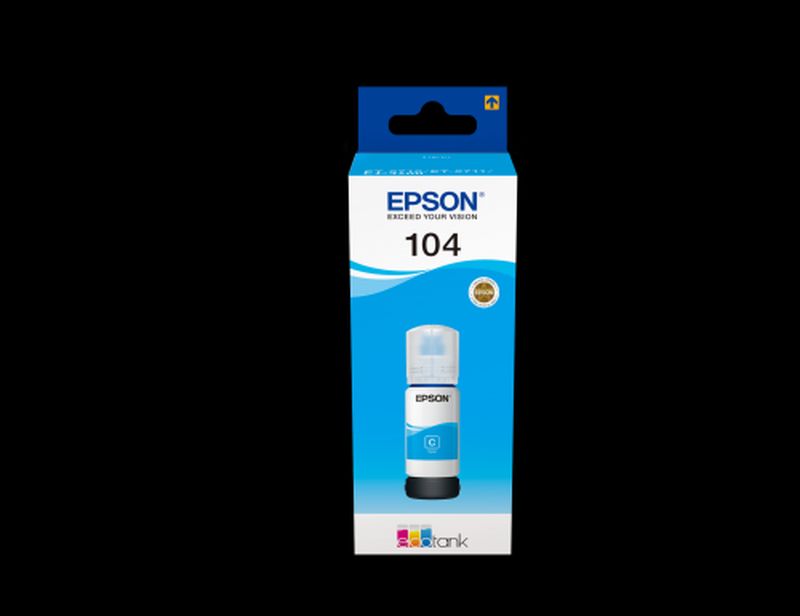 EPSON BOTE TINTA T00P240 ECOTANK CIAN Nº 104