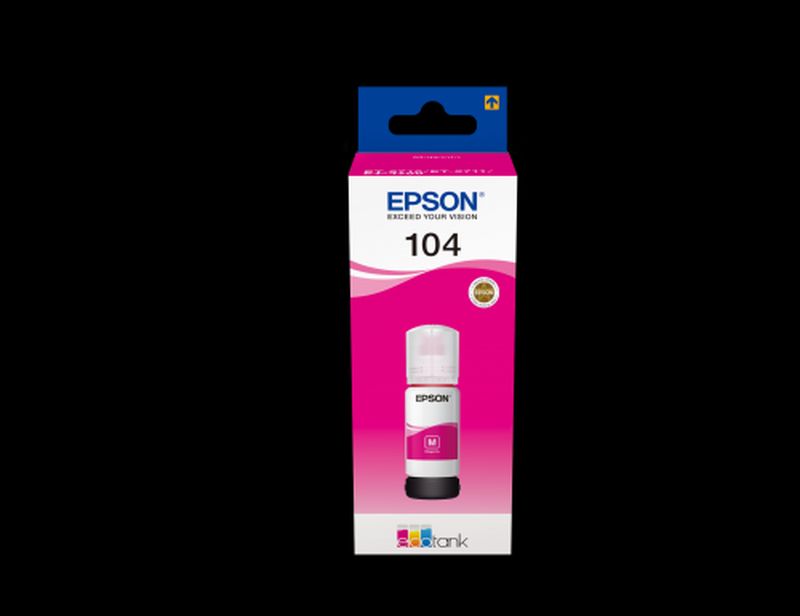 EPSON BOTE TINTA T00P340 ECOTANK MAGENTA Nº 104