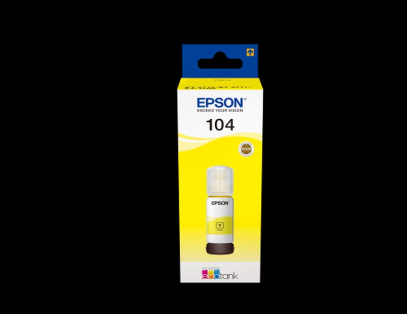 EPSON BOTE TINTA T00P440 ECOTANK AMARILLO Nº 104