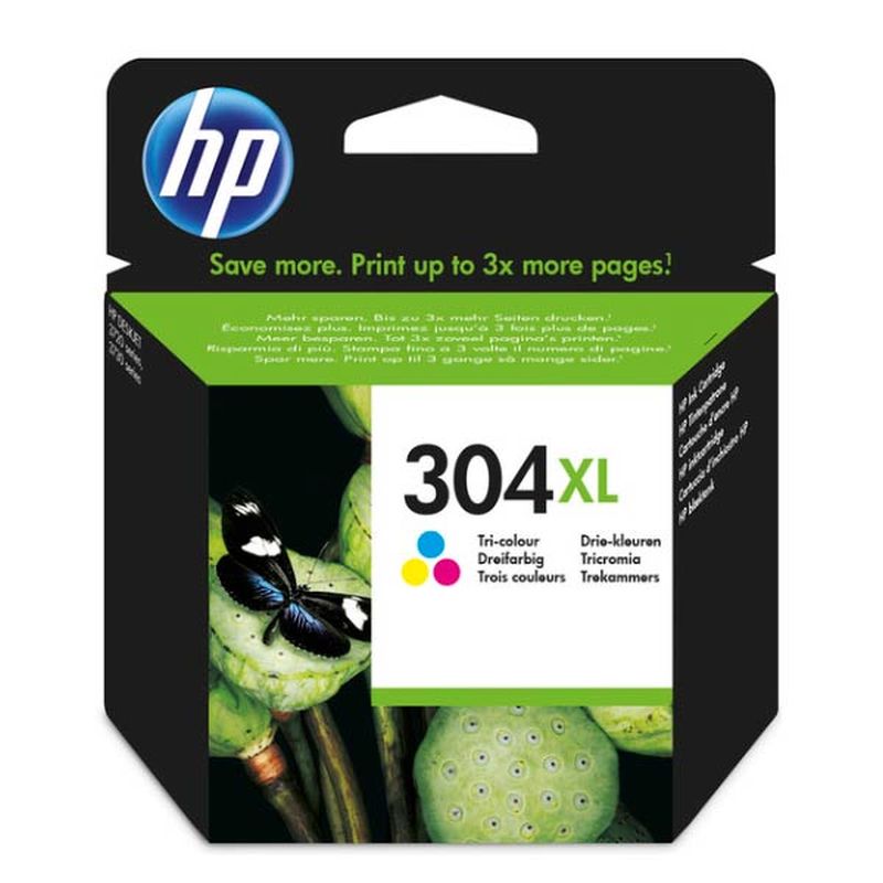 HP CARTUCHO N9K07AE COLOR Nº 304XL