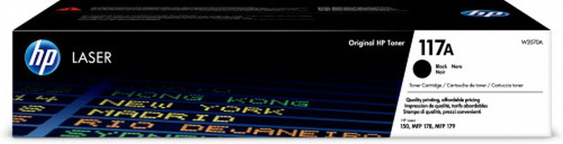 HP TONER W2070A NEGRO  Nº 117A