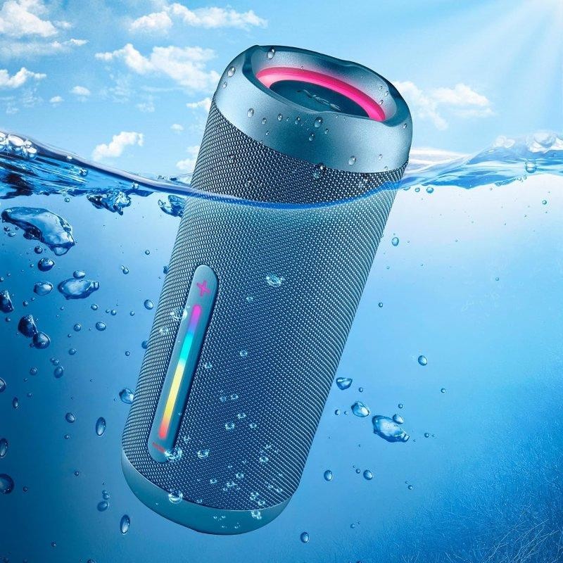 Altavoces Ngs Roller Furia 3 Rgb Portatil Waterproof 60w Ipx7/bt/usb Blue - Imagen 3