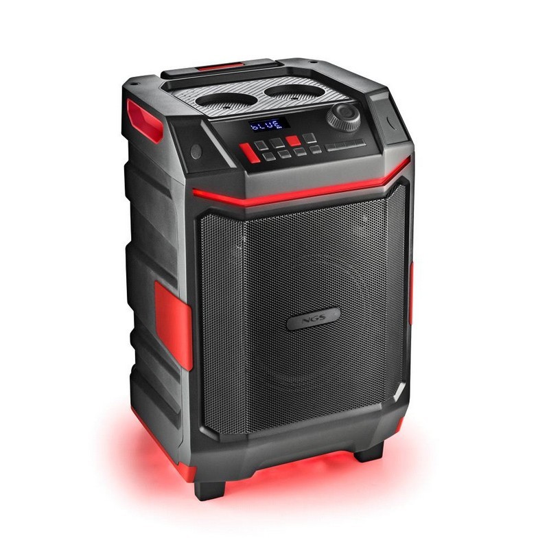 ALTAVOCES NGS WILD BASH WATERPROOF 300W RGB USB/BLUETOOTH/MICROFONO/AUX