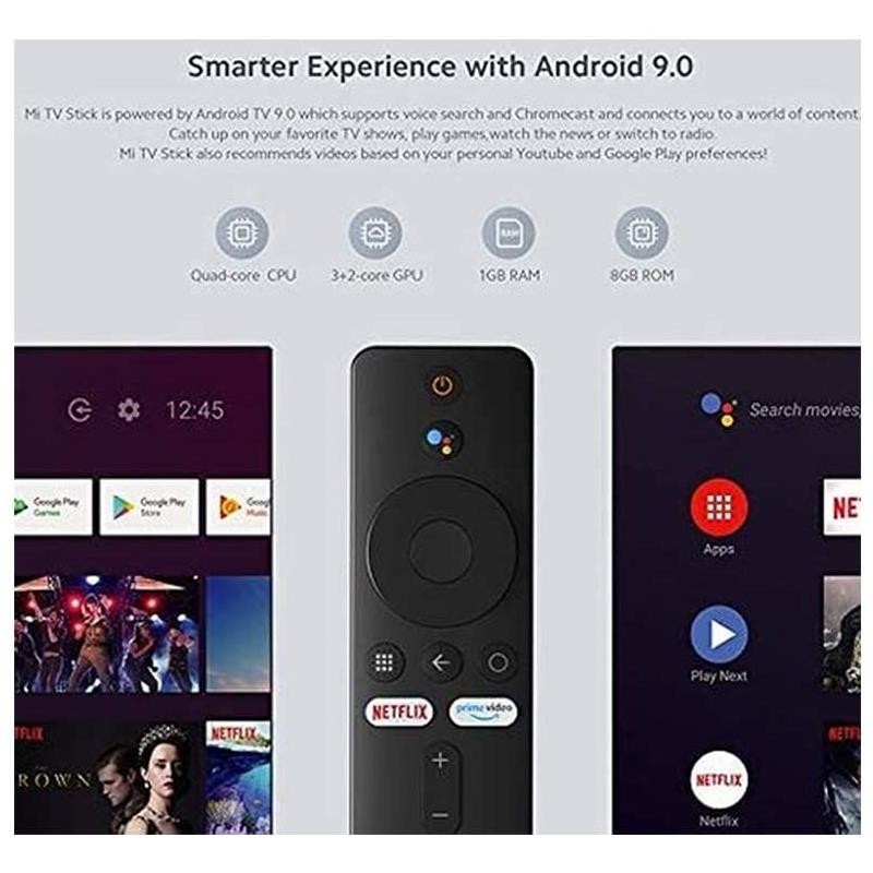 Android Tv Xiaomi Mi Stick Quad 1gb/8gb Hdmi Bluetooth - Imagen 5