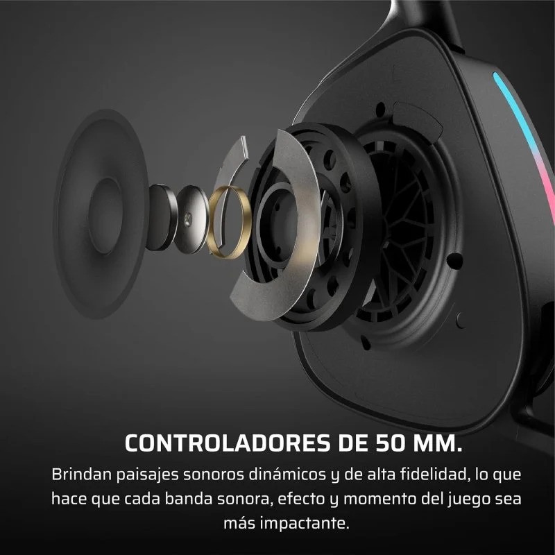 Auriculares + Microfono Corsair Void Wireless Gaming Headset Black - Imagen 5
