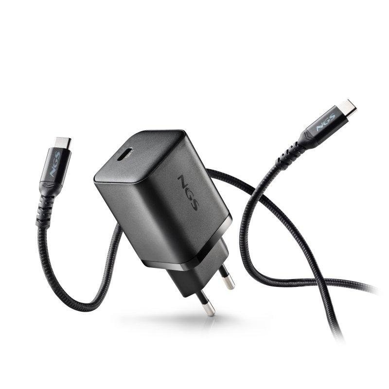 Cargador De Portatil Acer Ngs Bud Gan Usb-c 65w 4 Conectores + Cable 1.5m Usb-c Black - Imagen 2