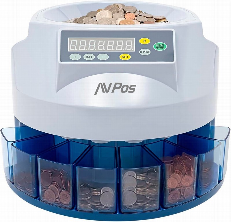 Contador/clasificador De Monedas Avpos Ccm6 3yr - Imagen 3