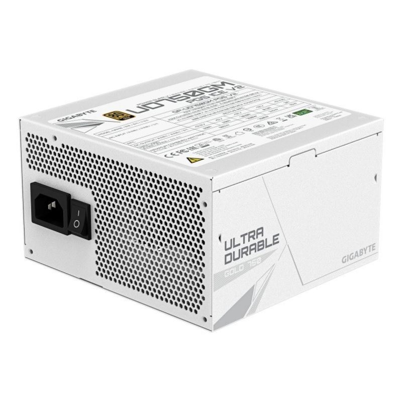 Fuente De Alimentacion Gigabyte Ud 750w Pg5 80+ Modular Atx Gold White - Imagen 3