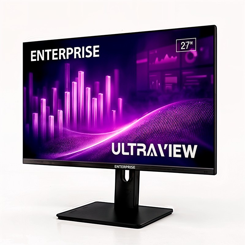 Monitor Enterprise Ultra-view 27 Ips Qhd 2k 120hz Usb + Hdmi + Displayport Ergonomico Multimedia Vesa 3yr Gar - Imagen 2