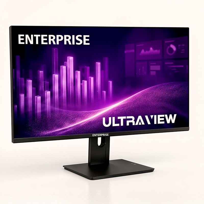 Monitor Enterprise Ultra-view 27 Ips Qhd 2k 120hz Usb + Hdmi + Displayport Ergonomico Multimedia Vesa 3yr Gar - Imagen 3