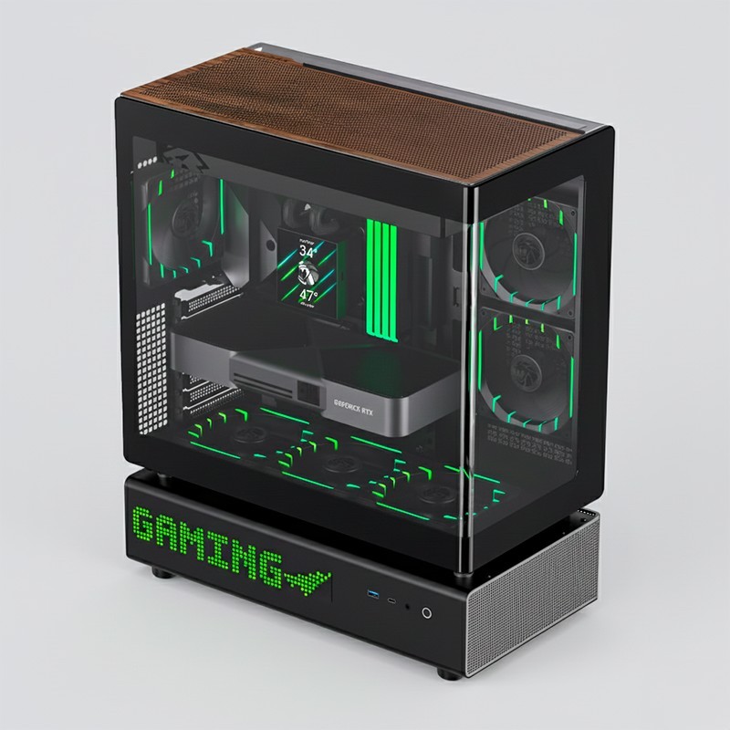 Ordenador Gaming N90 Rgb R7 9800x3d/32gb Ddr5/ssd2tb Nvme/wifi/r.liq/1050w - Imagen 4