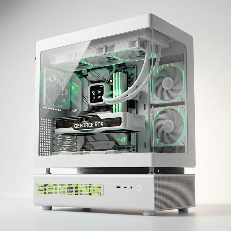 Ordenador Gaming N90 White Rgb R7 9800x3d/32gb Ddr5/ssd2tb Nvme/wifi/r.liq/1050w/w11pro - Imagen 2