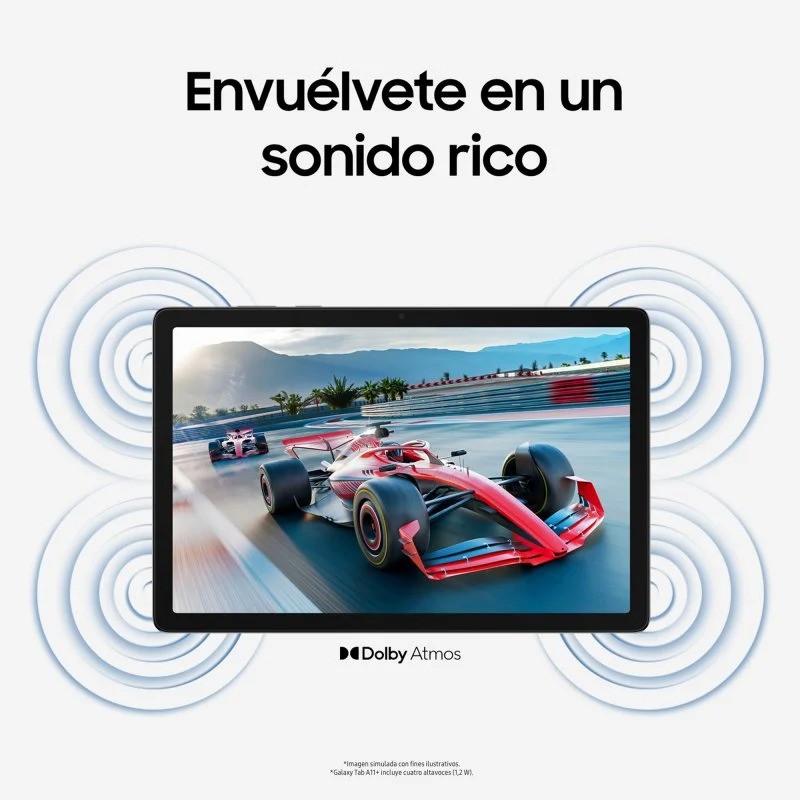 Tablet Samsung 11 Tab A11+ Smx230 6gb/128gb/wifi Android Grey - Imagen 4