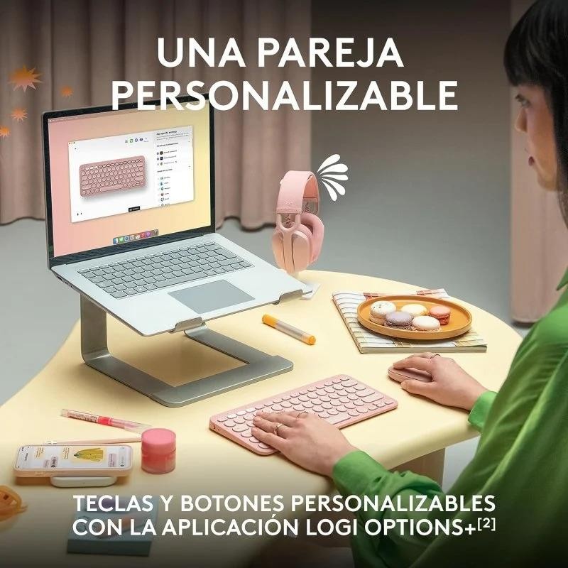 Teclado + Raton Logitech Pebble 2 Wireless Black - Imagen 2