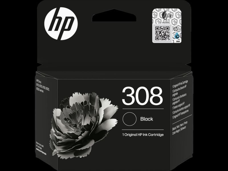 HP CARTUCHO 7FP21UE NEGRO Nº 308