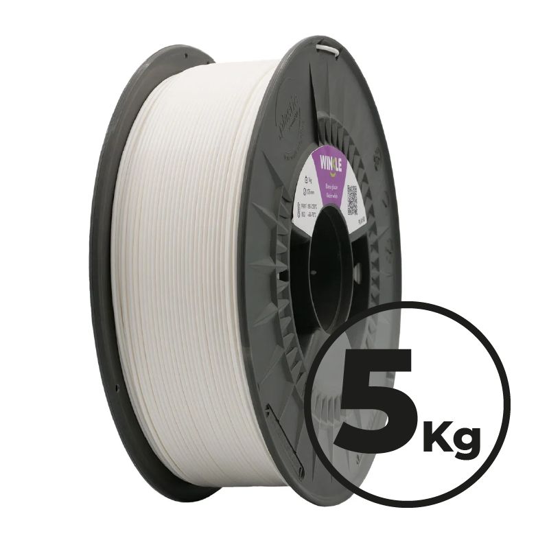 WINKLE FILAMENTO BLANCO GLACIAR PLA-HD 1.75MM 5 KG