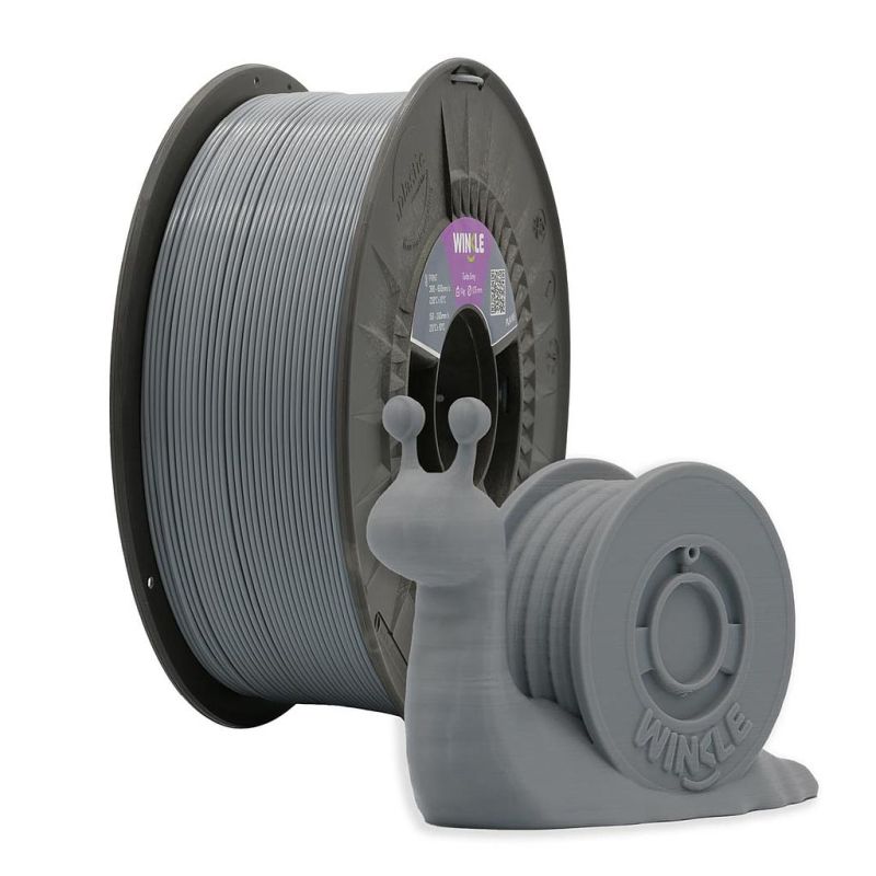 WINKLE FILAMENTO GRIS CENIZA PLA-HIGH SPEED HD 1.75MM 1 KG
