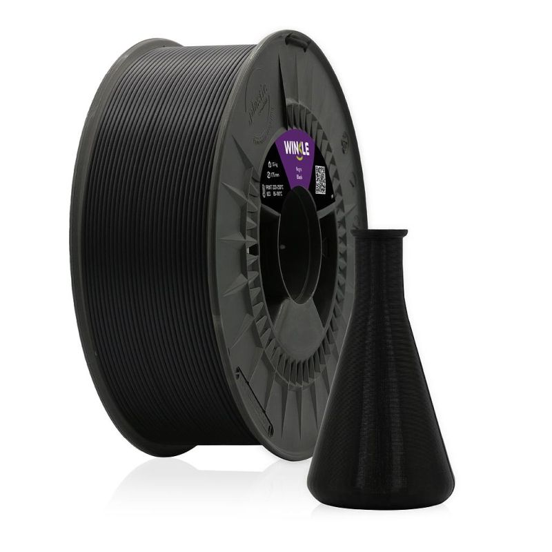 WINKLE FILAMENTO NEGRO (PP) POLIPROPILENO 1.75MM 1.5 KG