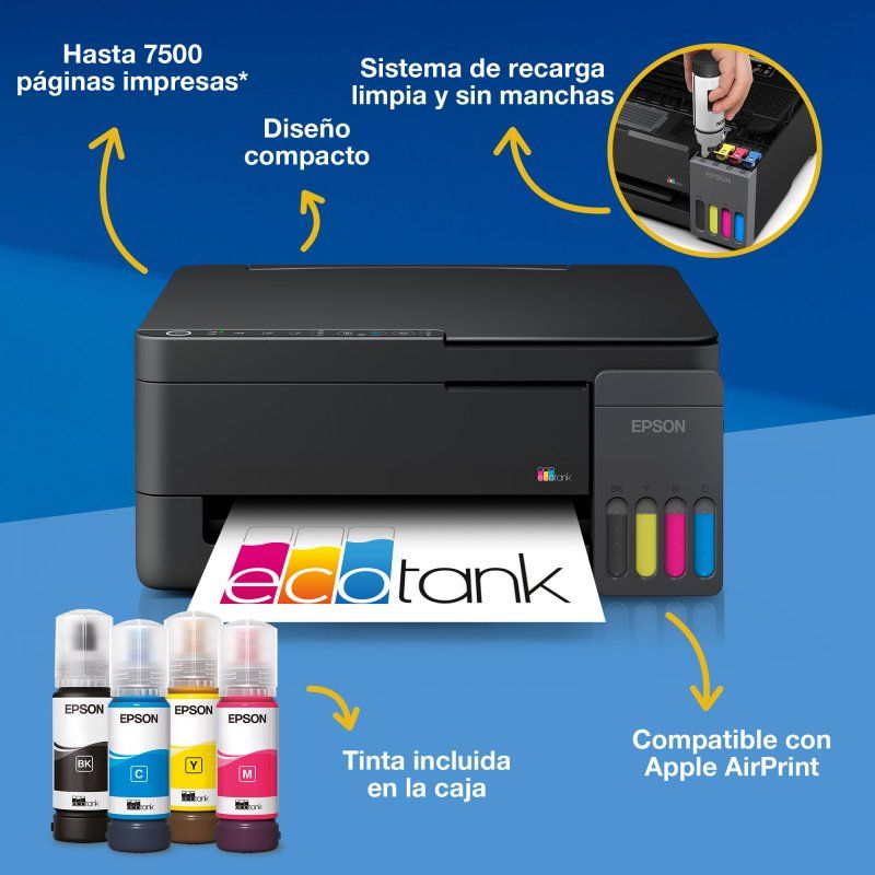 EPSON MULTIFUNCION ECOTANK ET-2910 4A