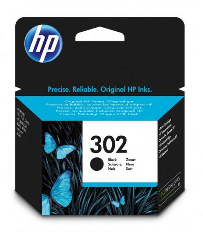 HP CARTUCHO F6U66AE NEGRO Nº 302