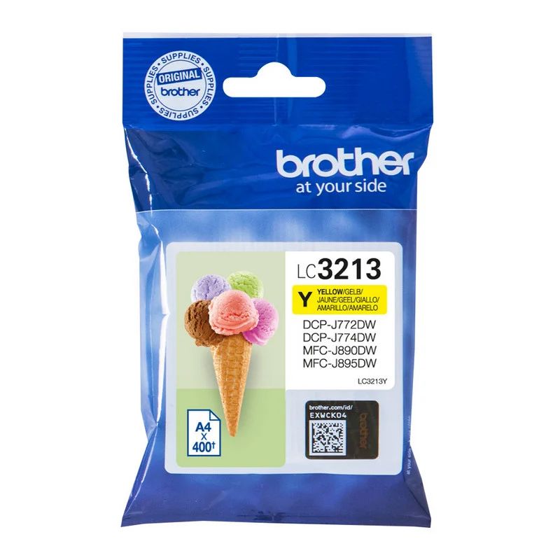 BROTHER CARTUCHO TINTA LC-3213Y AMARILLO